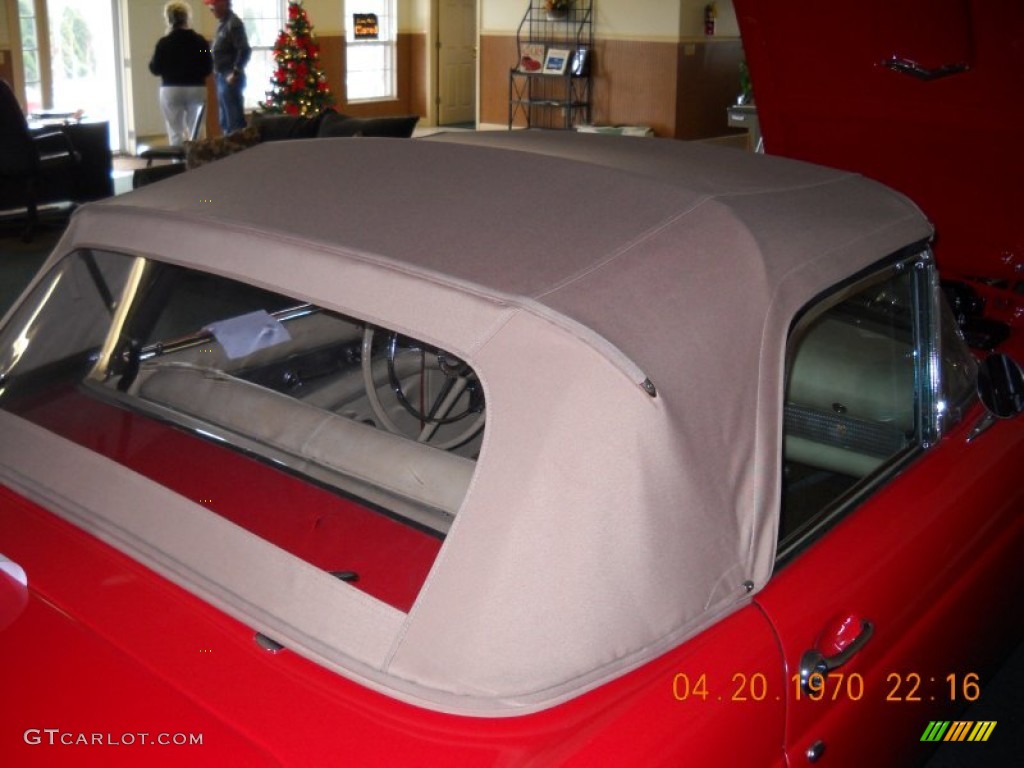 1956 Thunderbird Roadster - Fiesta Red / Tan/White photo #27