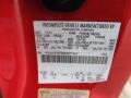F1: Vermillion Red 2011 Ford F550 Super Duty XL Regular Cab 4x4 Dump Truck Color Code