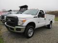 Oxford White - F350 Super Duty XL Regular Cab 4x4 Chassis Commercial Photo No. 9