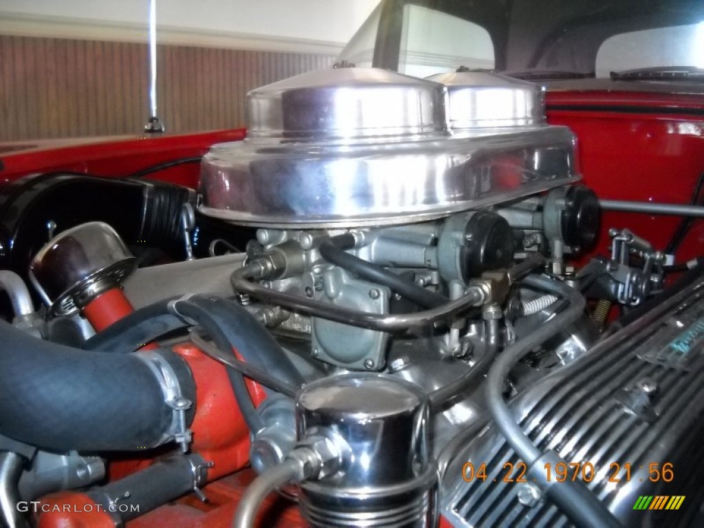 1956 Thunderbird Roadster - Fiesta Red / Tan/White photo #73