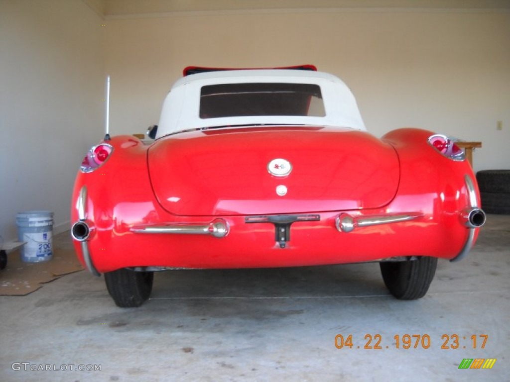 Venetian Red 1956 Chevrolet Corvette Convertible Exterior Photo #57523393