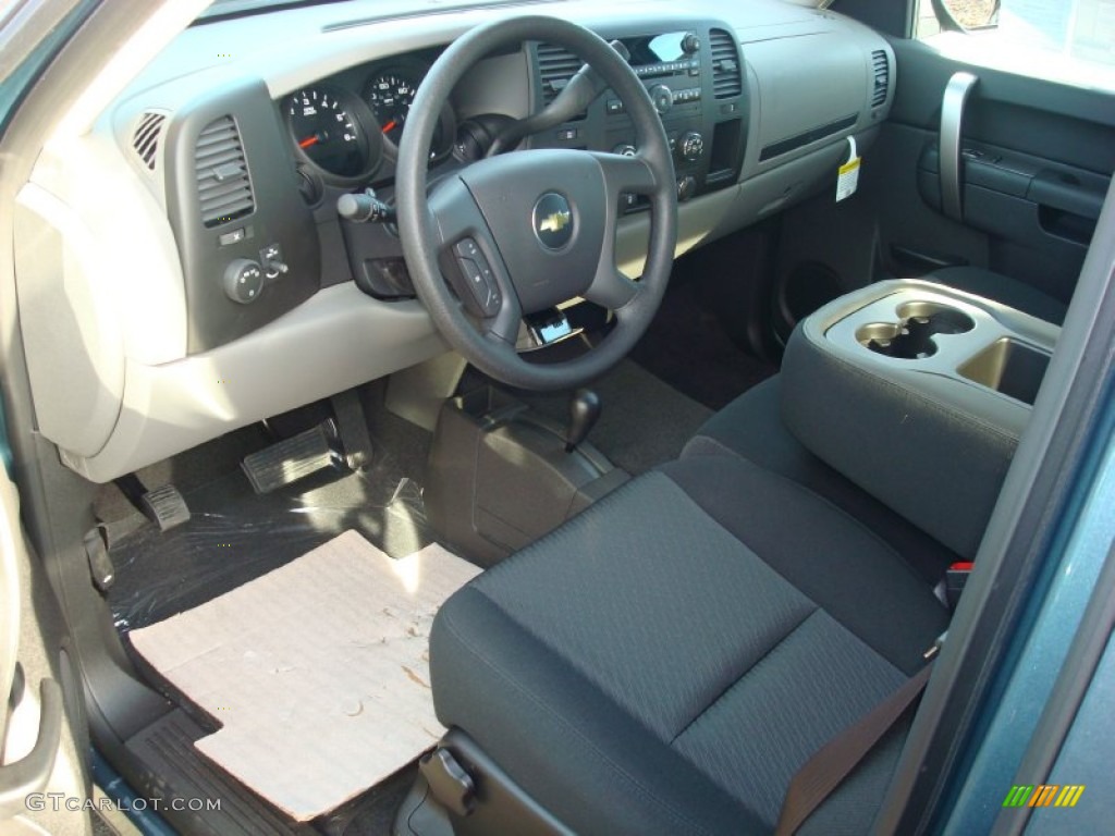 2012 Silverado 1500 LS Crew Cab 4x4 - Blue Granite Metallic / Dark Titanium photo #4