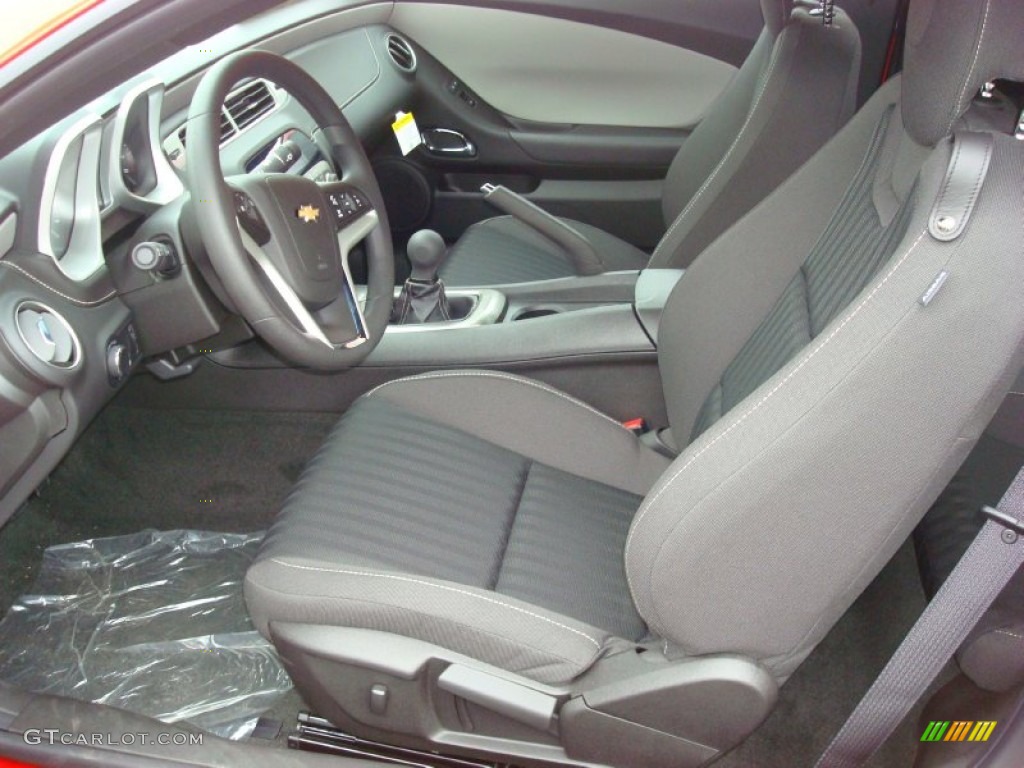 Black Interior 2012 Chevrolet Camaro LS Coupe Photo #57523798