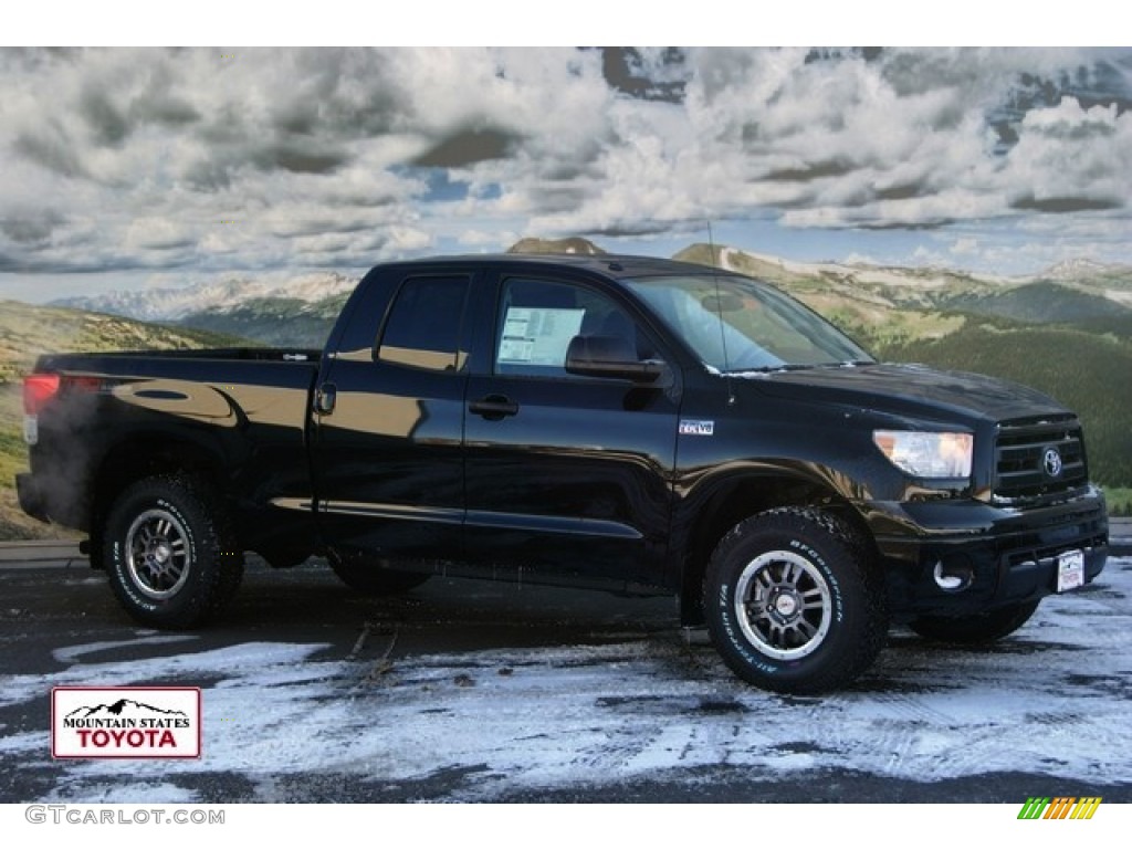 2012 Tundra TRD Rock Warrior Double Cab 4x4 - Black / Black photo #1