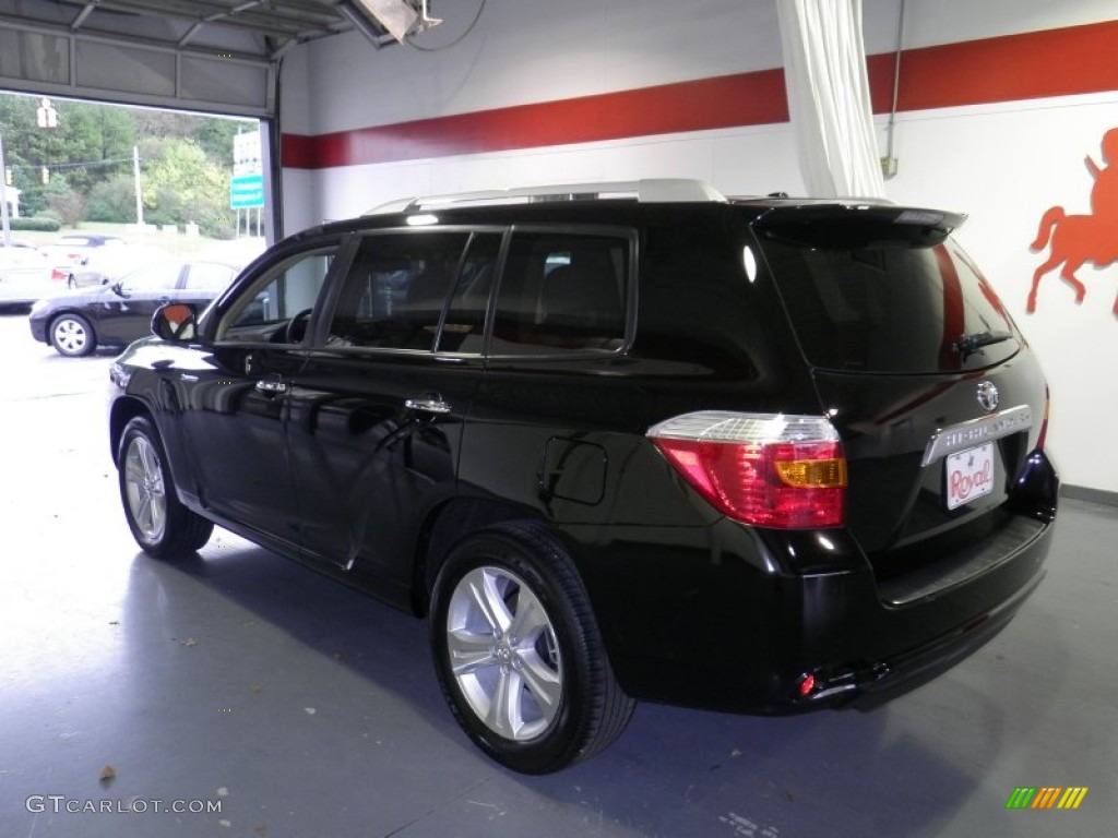 2010 Highlander Limited - Black / Black photo #2