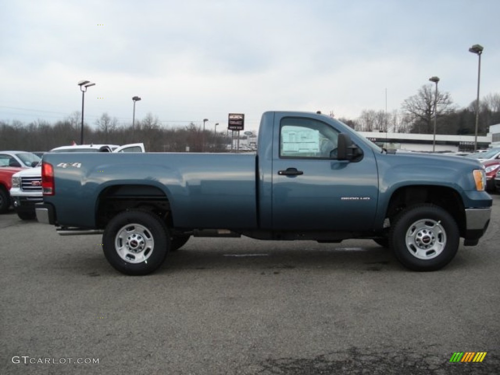 Stealth Gray Metallic 2012 GMC Sierra 2500HD Regular Cab 4x4 Exterior Photo #57525892
