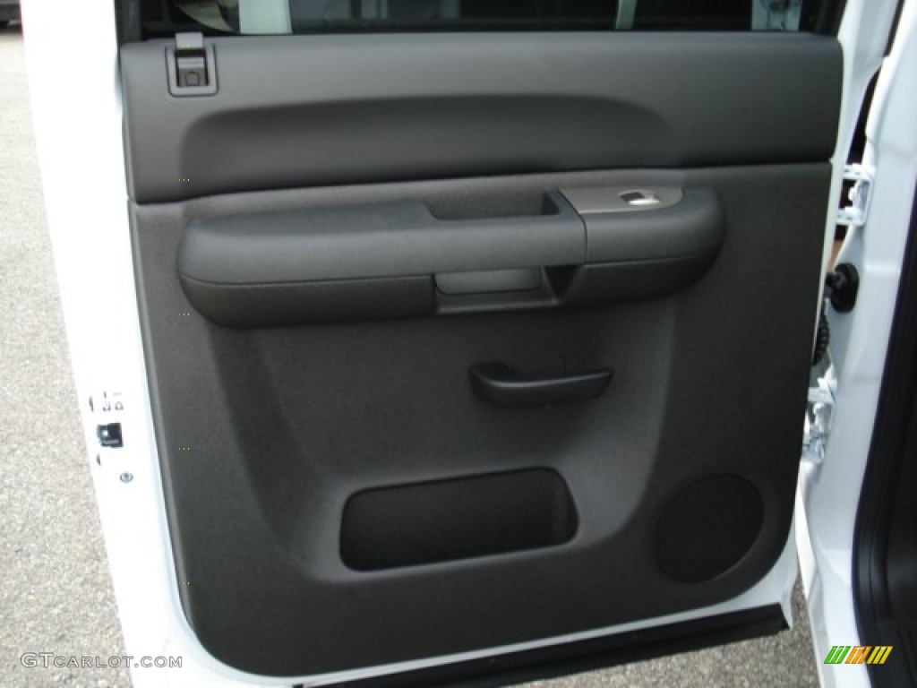 2012 Sierra 1500 SLE Crew Cab 4x4 - Summit White / Ebony photo #14