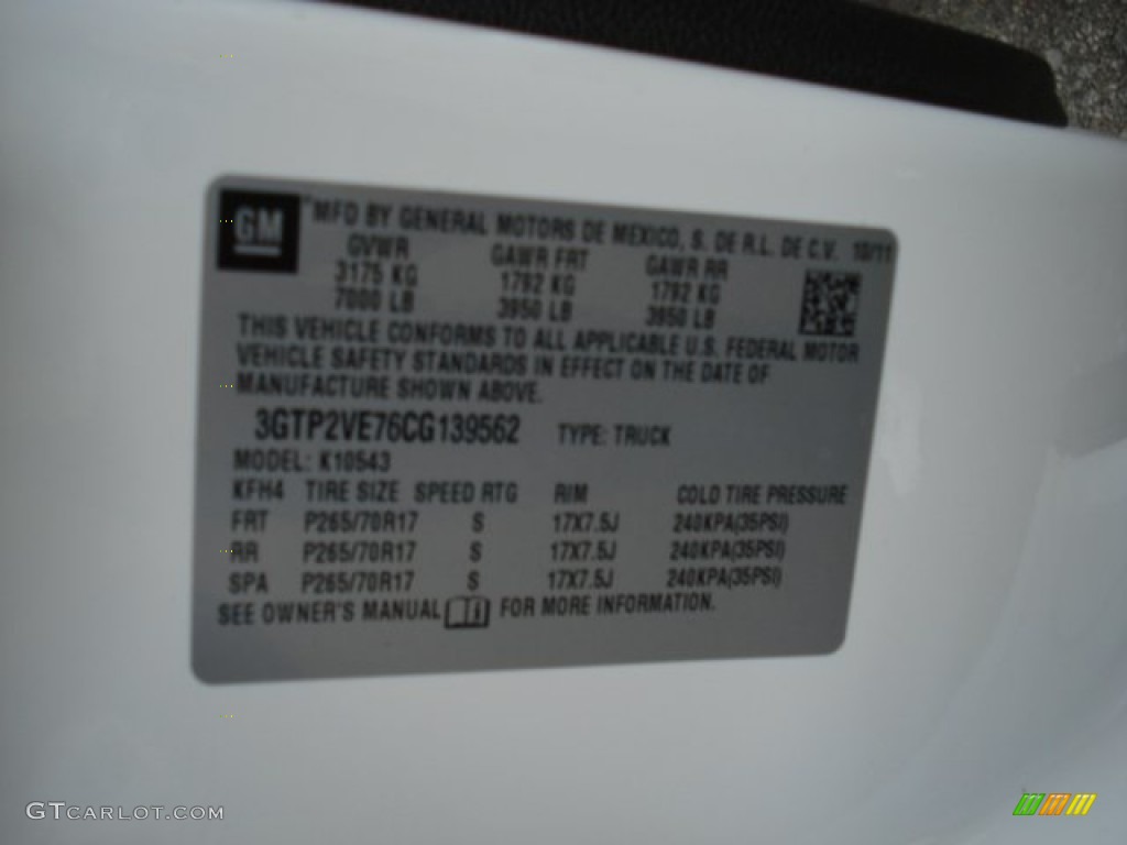 2012 Sierra 1500 SLE Crew Cab 4x4 - Summit White / Ebony photo #20