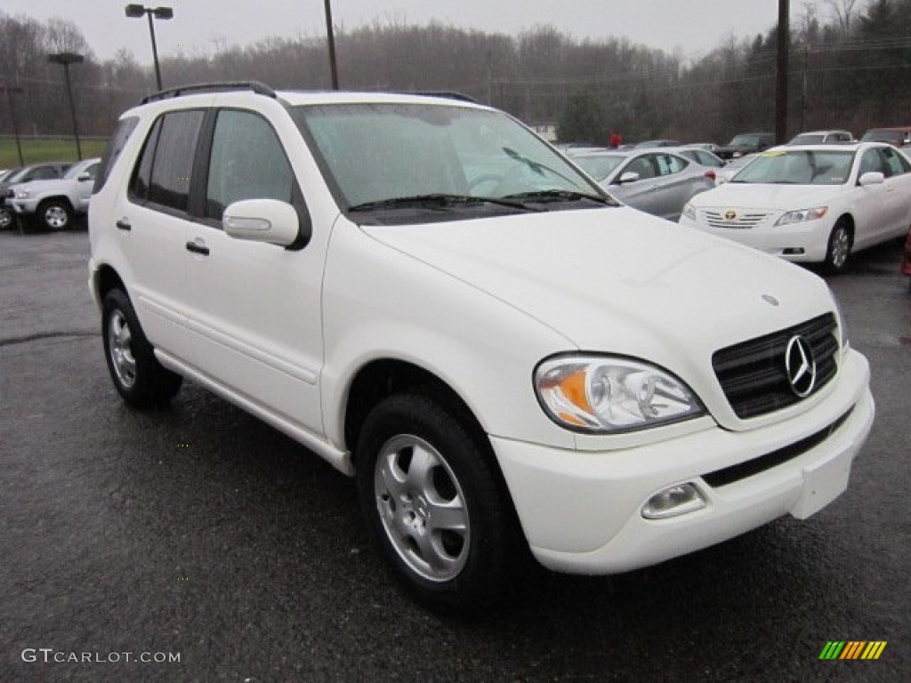 2003 ML 350 4Matic - Alabaster White / Ash photo #1