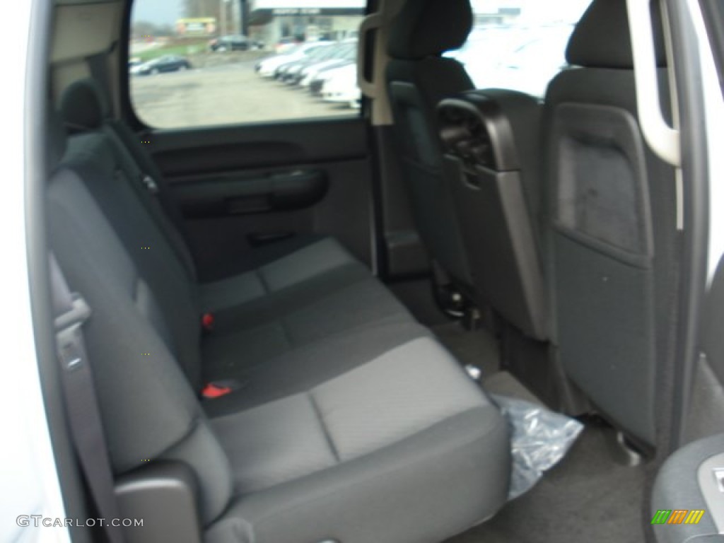 2012 Sierra 1500 SLE Crew Cab 4x4 - Summit White / Ebony photo #15