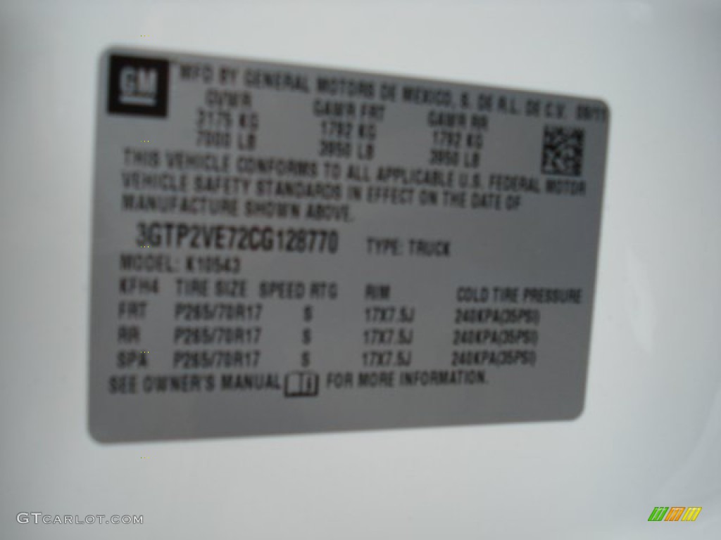 2012 Sierra 1500 SLE Crew Cab 4x4 - Summit White / Ebony photo #20