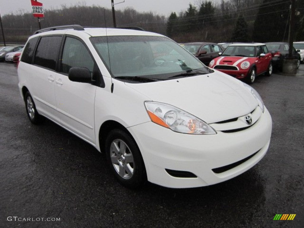 Natural White 2008 Toyota Sienna LE Exterior Photo #57527153