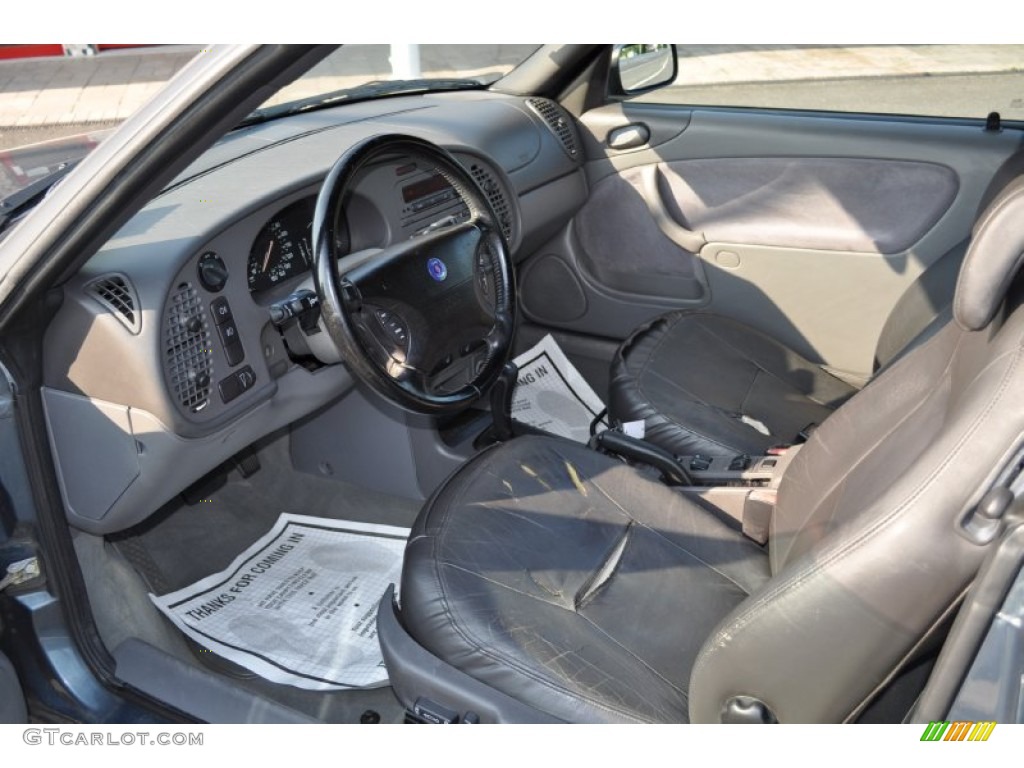 1999 9-3 Convertible - Cosmic Blue Metallic / Medium Gray photo #5