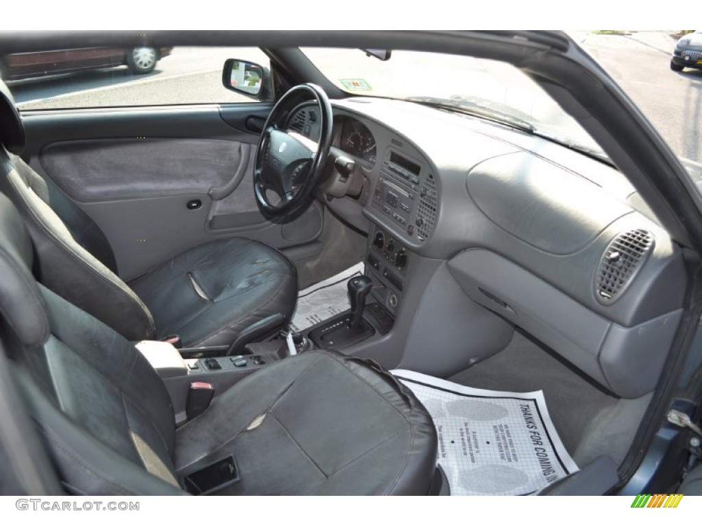 1999 9-3 Convertible - Cosmic Blue Metallic / Medium Gray photo #7