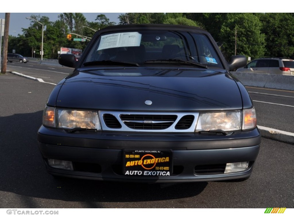 1999 9-3 Convertible - Cosmic Blue Metallic / Medium Gray photo #25