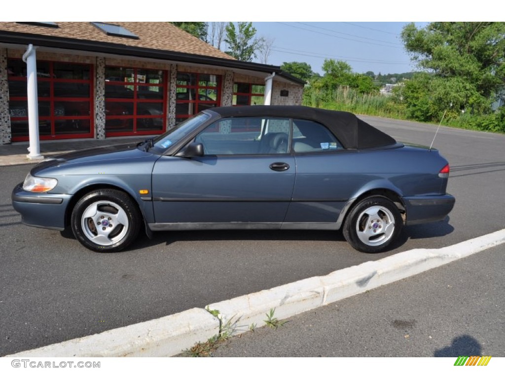 1999 9-3 Convertible - Cosmic Blue Metallic / Medium Gray photo #26