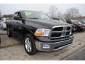 2009 Brilliant Black Crystal Pearl Dodge Ram 1500 SLT Quad Cab 4x4  photo #3