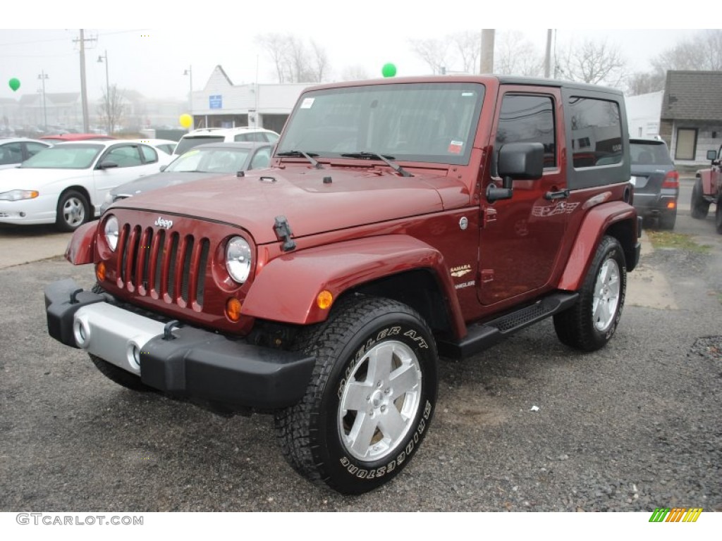 Red Rock Crystal Pearl 2008 Jeep Wrangler Sahara 4x4 Exterior Photo #57527902