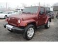 Red Rock Crystal Pearl 2008 Jeep Wrangler Sahara 4x4 Exterior