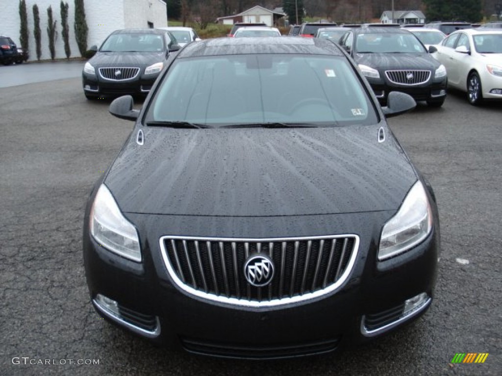 Carbon Black Metallic 2012 Buick Regal Standard Regal Model Exterior Photo #57528799