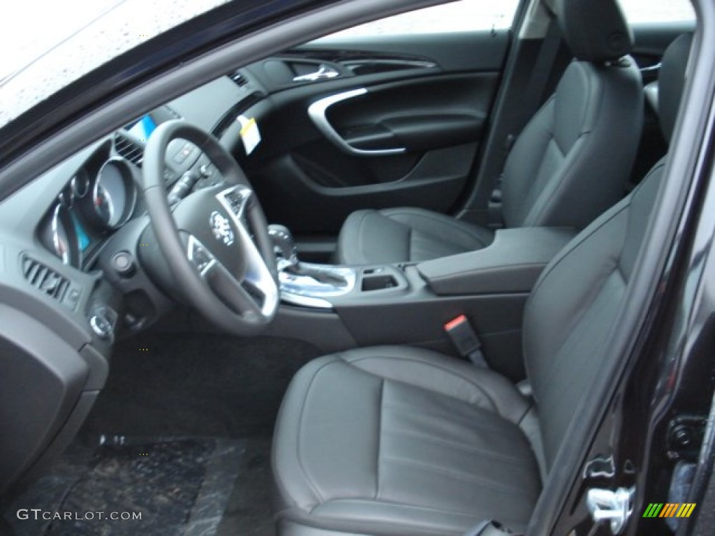 Ebony Interior 2012 Buick Regal Standard Regal Model Photo #57528869