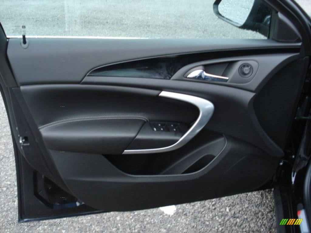 2012 Buick Regal Standard Regal Model Ebony Door Panel Photo #57528874