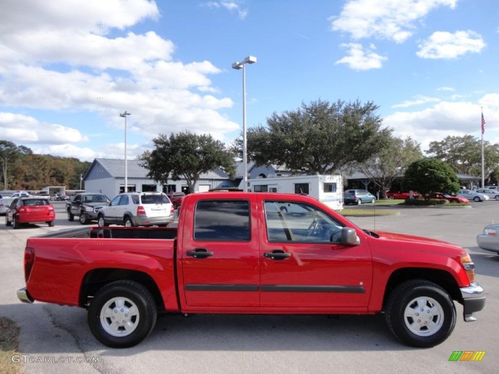 2008 Colorado LT Crew Cab - Victory Red / Ebony photo #9