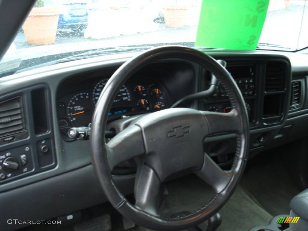 2006 Chevrolet Silverado 1500 LT Extended Cab 4x4 Medium Gray Steering Wheel Photo #57530701