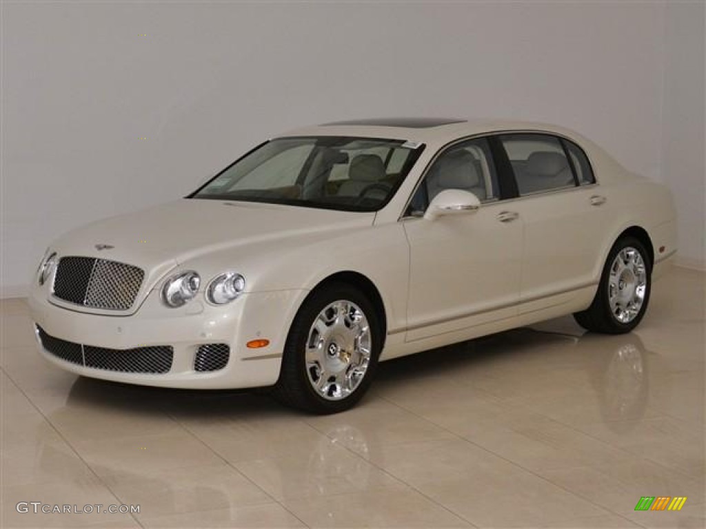 Ghost White Pearlescent 2011 Bentley Continental Flying Spur Standard Continental Flying Spur Model Exterior Photo #57530968