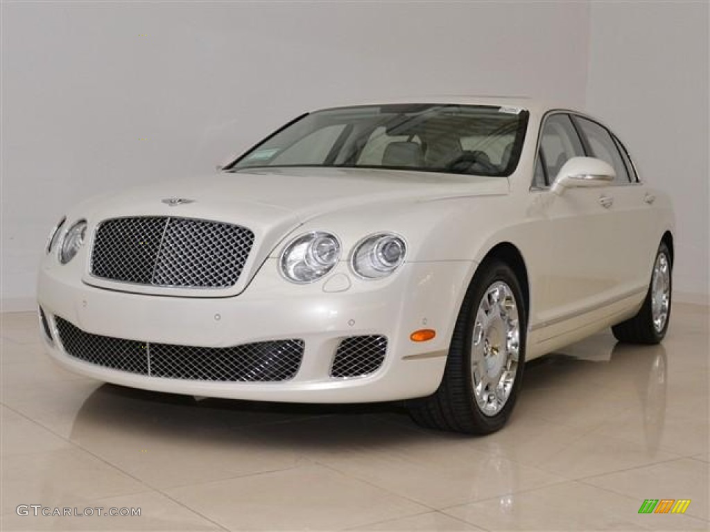 Ghost White Pearlescent 2011 Bentley Continental Flying Spur Standard Continental Flying Spur Model Exterior Photo #57530977