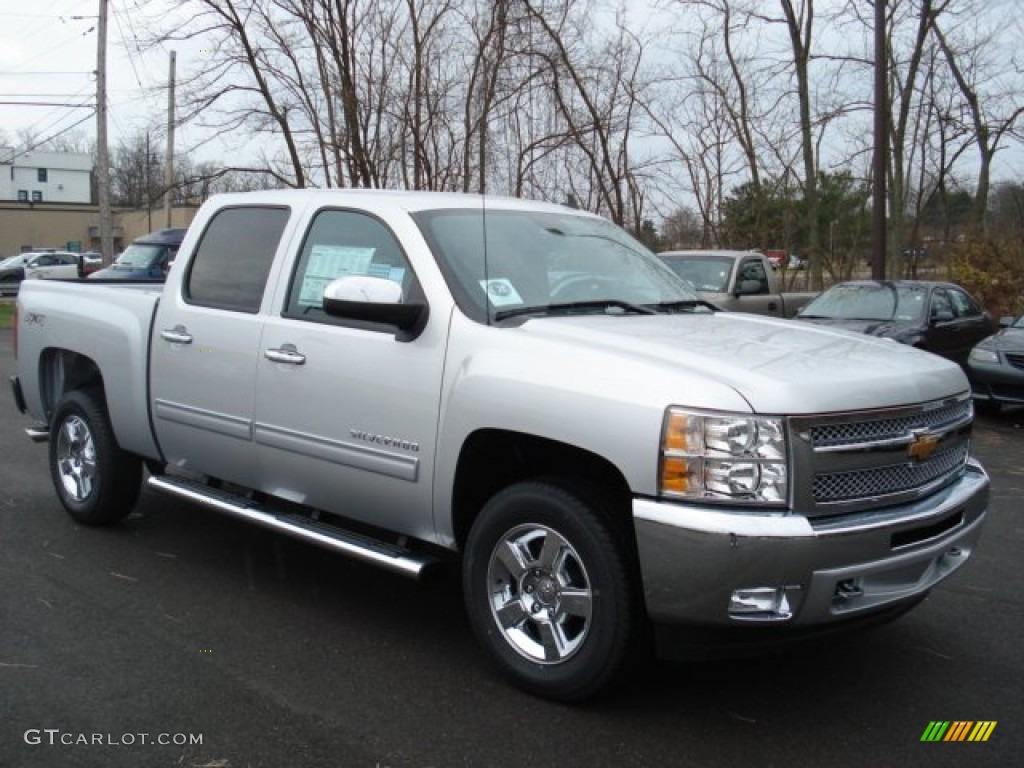 2012 Silverado 1500 LT Crew Cab 4x4 - Silver Ice Metallic / Ebony photo #2