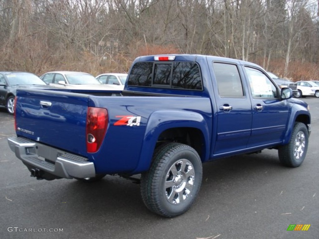 Deep Navy 2012 Chevrolet Colorado LT Crew Cab 4x4 Exterior Photo #57531442