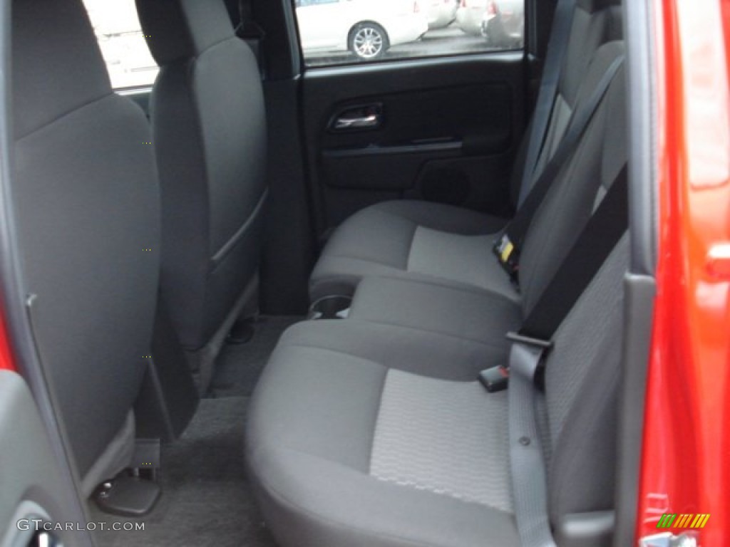 Ebony Interior 2012 Chevrolet Colorado LT Crew Cab 4x4 Photo #57531709