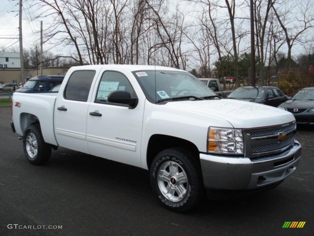 2012 Silverado 1500 LT Crew Cab 4x4 - Summit White / Ebony photo #2