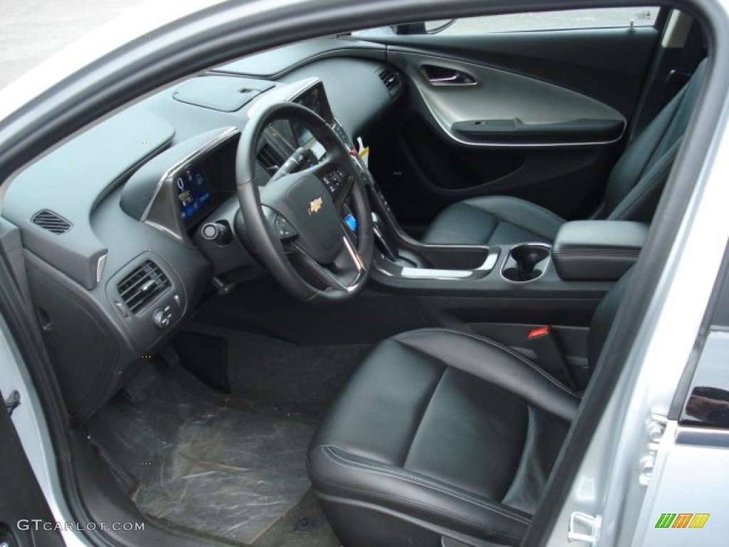 Jet Black/Dark Accents Interior 2012 Chevrolet Volt Hatchback Photo #57532648