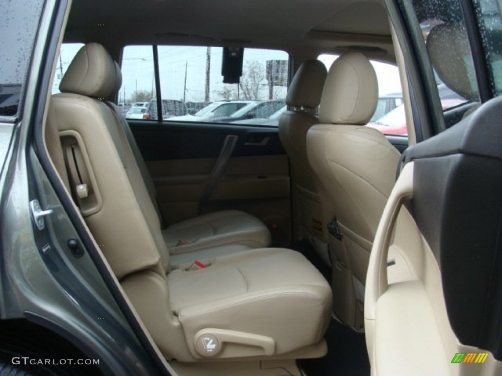 2009 Highlander Sport 4WD - Cypress Green Pearl / Sand Beige photo #12