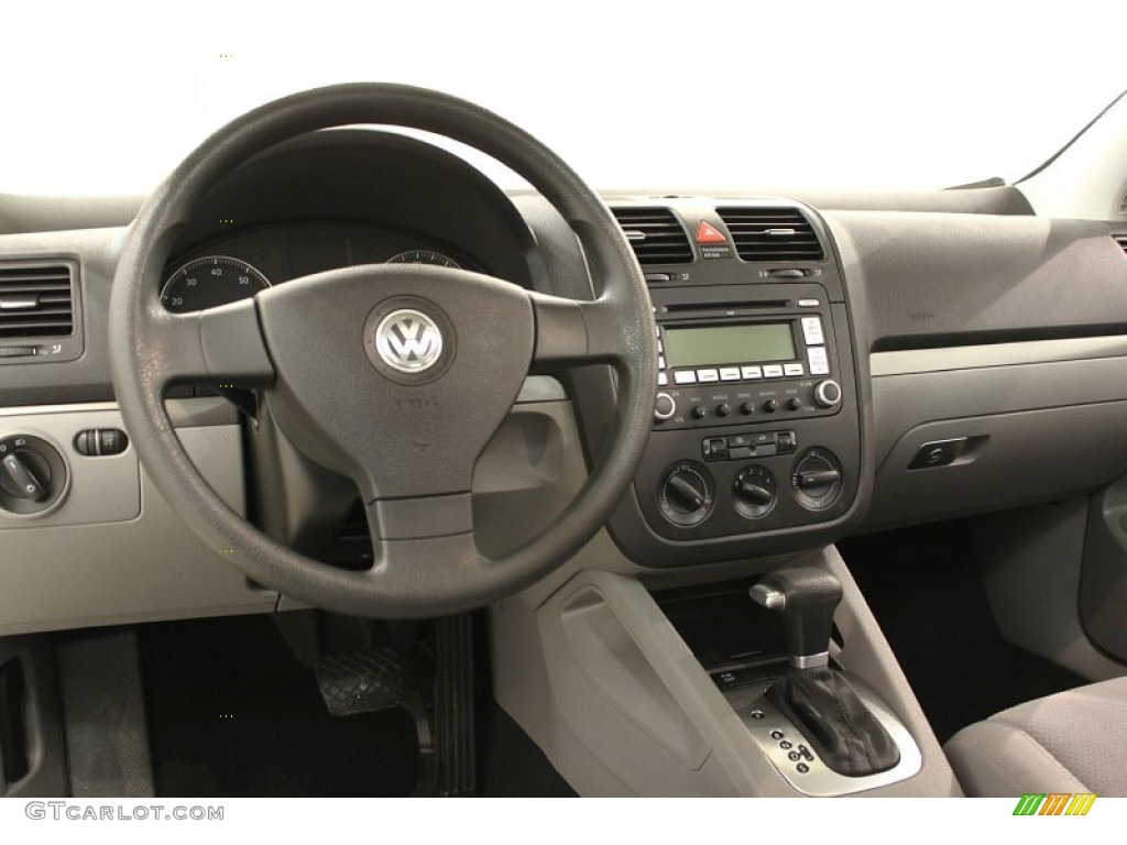 2007 Volkswagen Rabbit 4 Door Art Grey Dashboard Photo #57534562