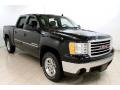 2008 Onyx Black GMC Sierra 1500 SLT Crew Cab 4x4  photo #1