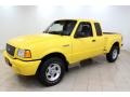 2002 Chrome Yellow Ford Ranger Edge SuperCab 4x4  photo #3