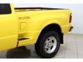 2002 Chrome Yellow Ford Ranger Edge SuperCab 4x4  photo #4
