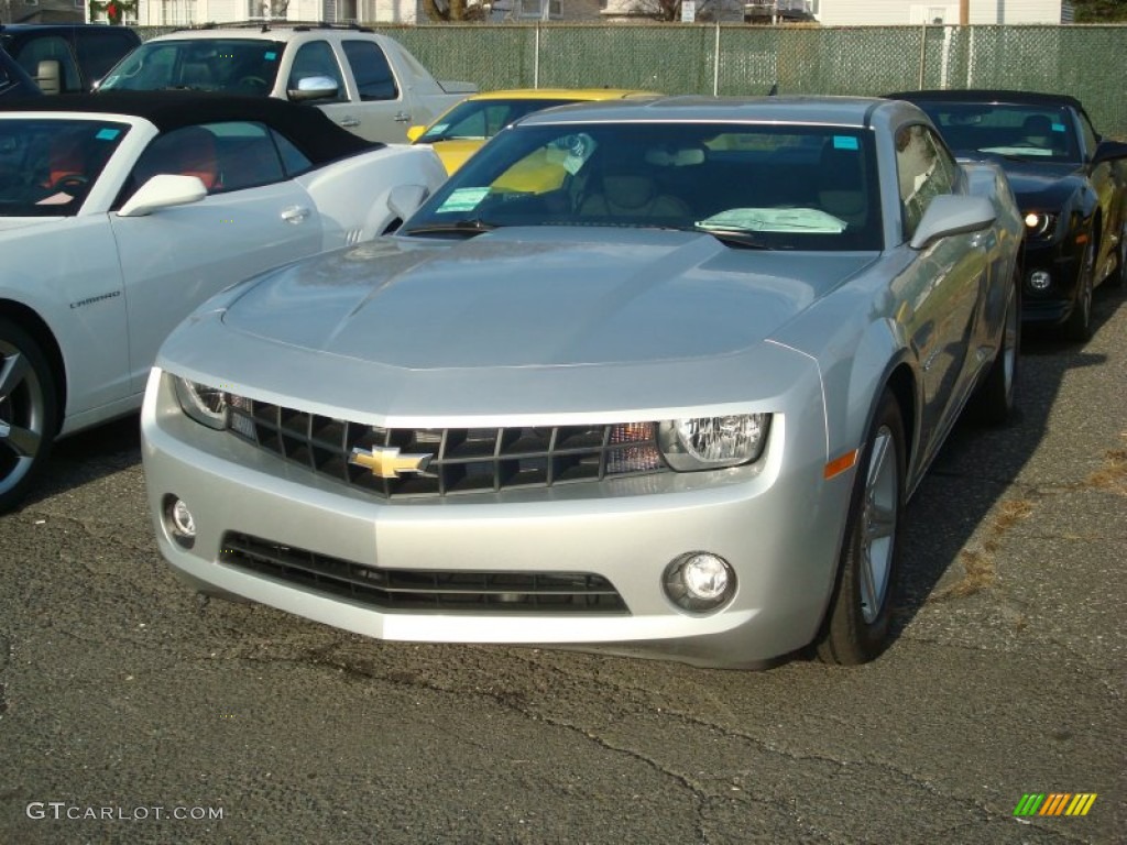 2012 Camaro LT Coupe - Silver Ice Metallic / Black photo #1