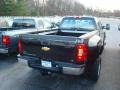 Black - Silverado 3500HD LS Crew Cab 4x4 Dually Photo No. 2