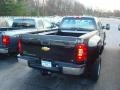 2012 Black Chevrolet Silverado 3500HD LS Crew Cab 4x4 Dually  photo #2