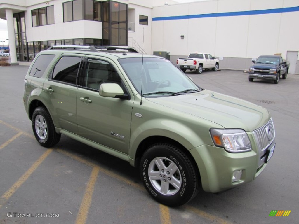 2008 Mariner Hybrid 4WD - Kiwi Green / Stone photo #31