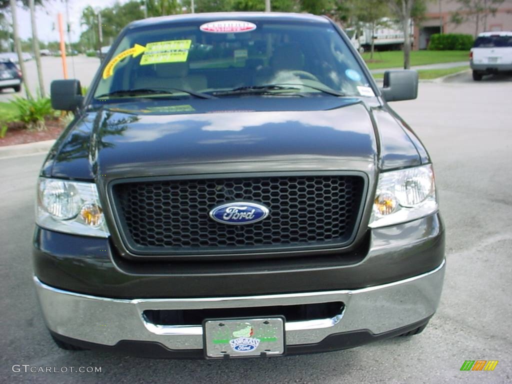 2006 F150 XLT SuperCrew - Dark Stone Metallic / Tan photo #9