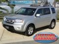 2010 Alabaster Silver Metallic Honda Pilot EX  photo #1