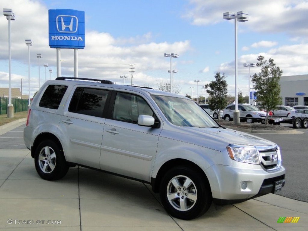 Alabaster Silver Metallic 2010 Honda Pilot EX Exterior Photo #57541790