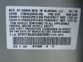 NH700M: Alabaster Silver Metallic 2010 Honda Pilot EX Color Code