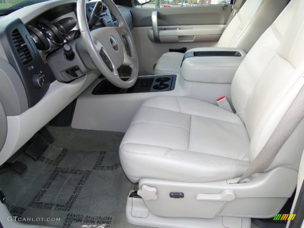 Dark Titanium/Light Titanium Interior 2009 GMC Sierra 1500 SLE Crew Cab Photo #57542253