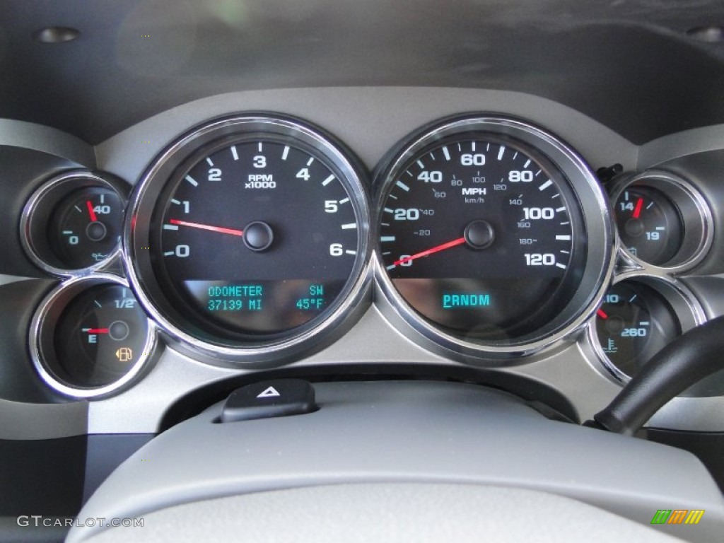 2009 GMC Sierra 1500 SLE Crew Cab Gauges Photo #57542289